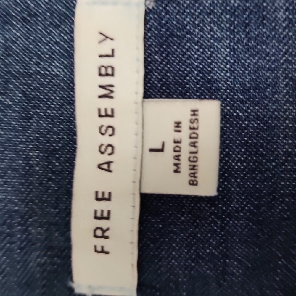 Mini Denim Dress - Picture 3 of 9